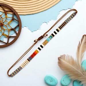 🆕️Handmade Tila Bead Bracelet | Boho Chic Adjustable Stacking Trendy Jewelry✨